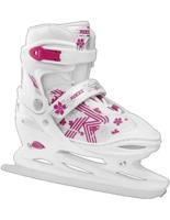 Roces Jokey 3.0 Verstelbare Kinderschaats (wit / Roze) 38-41 Wit / Roze