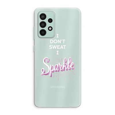 Sparkle quote: Samsung Galaxy A52s 5G Transparant Hoesje
