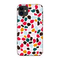 Colored Giraffe: Volledig geprint iPhone 11 Hoesje