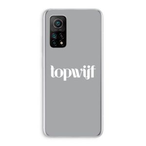 Topwijf Grijs Wit: Xiaomi Mi 10T 5G Transparant Hoesje