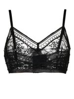 ERES Fantaisie floral-lace bra - Noir