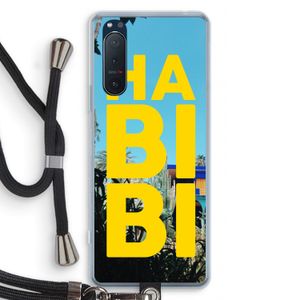 Habibi Majorelle : Sony Xperia 5 II Transparant Hoesje met koord