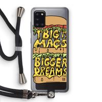 Big Macs Bigger Dreams: Samsung Galaxy A31 Transparant Hoesje met koord