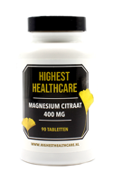 Highest Healthcare Magnesium Citraat 400mg Tabletten