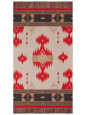 Alanui couverture Icon en jacquard - Tons neutres