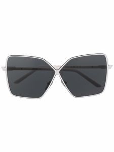 Prada Eyewear lunettes de soleil à monture oversize - Argent