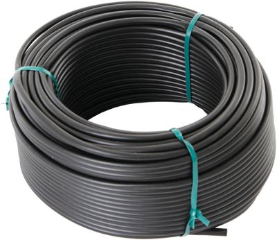 HERTH+BUSS Insulating tubes 10mm 50m soft-pvc black
