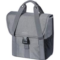 Basil go-single bag - enkele fietstas - dames - fietsen - grijs mêlée