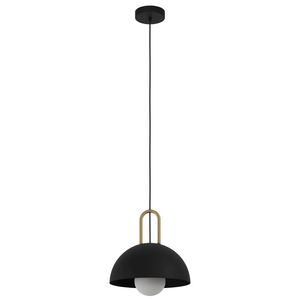 EGLO Calmanera hangende plafondverlichting E27 40 W Zwart, Geelkoper