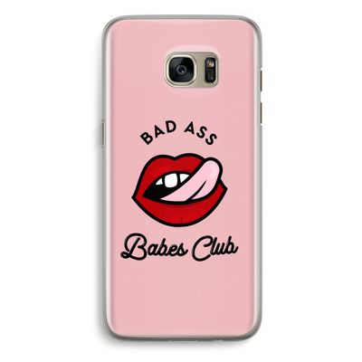 Badass Babes Club: Samsung Galaxy S7 Edge Transparant Hoesje