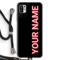 Namecase: Xiaomi Redmi Note 10 5G Transparant Hoesje met koord