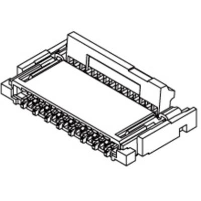 Molex 502250-8027 FFC/FPC-aansluiting Inhoud: 1 stuk(s) Bag