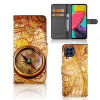 Samsung Galaxy M53 Flip Cover Kompas - thumbnail