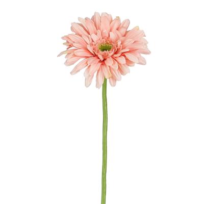 Kunstbloem Gerbera Floral - H60 cm - roze - kunststof - stelen kunstbloemen - boeket - bloemetjes