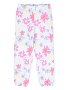 There Was One Kids pantalon de jogging à fleurs - Blanc