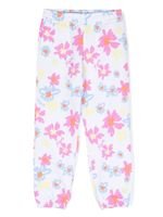 There Was One Kids pantalon de jogging à fleurs - Blanc - thumbnail