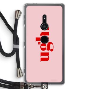 Ugh: Sony Xperia XZ2 Transparant Hoesje met koord