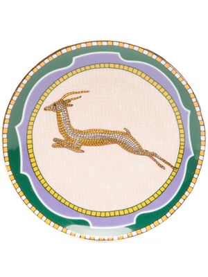 La DoubleJ assiette en porcelaine doe-mosaic (13cm) - Rose