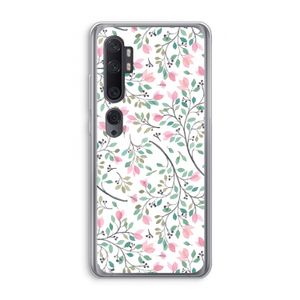 Sierlijke bloemen: Xiaomi Mi Note 10 Pro Transparant Hoesje