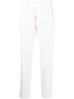 Dell'oglio pantalon fuselé à design plissé - Blanc