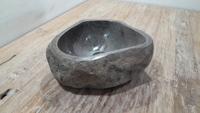 Aufsatzwaschbecken aus Flussstein RS250342, 38x36x15 cm Aufsatzwaschbecken aus Flussstein RS250342, 38x36x15 cm