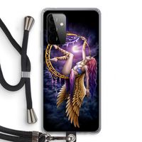 Aerial Angel: Samsung Galaxy A72 5G Transparant Hoesje met koord