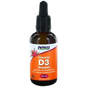 NOW Vitamine D3 druppels 400IE (60 ml)