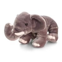 Keel Toys pluche olifant knuffel 25 cm   - - thumbnail