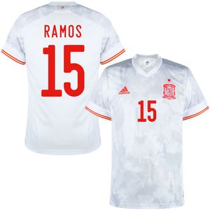 Spanje Shirt Uit 2021-2022 + Ramos 15