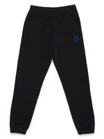 Marcelo Burlon County Of Milan Kids pantalon de jogging à logo brodé - Noir