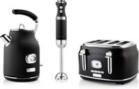 Westinghouse Retro waterkoker + broodrooster 4 sleuven + staafmixer - zwart Westinghouse Retro waterkoker + broodrooster 4 sleuven + staafmixer - zwart