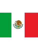 Mexicaanse vlag 90x150cm - thumbnail