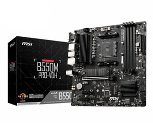 MSI B550M PRO-VDH moederbord AMD B550 Socket AM4 micro ATX