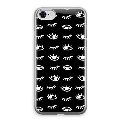 Eye pattern #3: iPhone 8 Transparant Hoesje