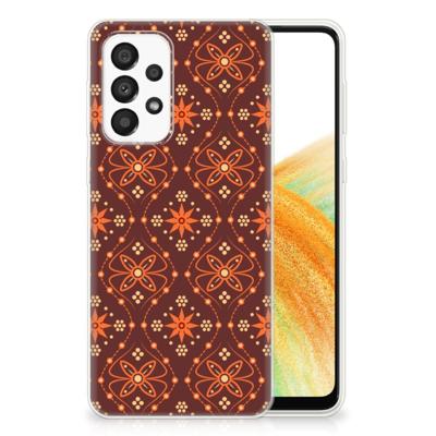 Samsung Galaxy A33 5G | TPU bumper | Batik Brown