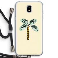 Palmboom: Samsung Galaxy J5 (2017) Transparant Hoesje met koord