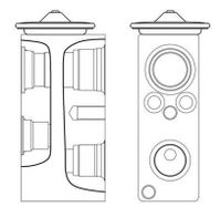 Expansieventiel, airconditioning AVE3000S