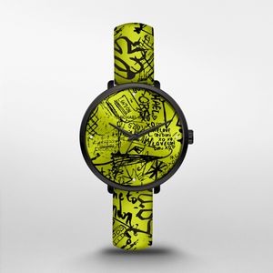 Horlogeband Michael Kors MK2868 Leder Geel 14mm