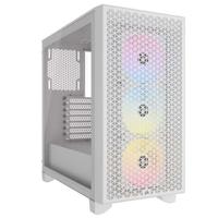 Case PC - CORSAIR - 3000D RGB AIRFLOW - Mid-tower ATX - 3 ventole AR120 RGB - Bianco - (CC-9011256-WW)