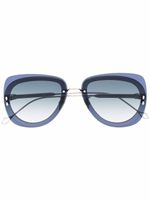 Isabel Marant Eyewear lunettes de soleil teintées à monture carrée - Argent