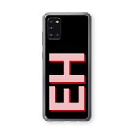 Monogram: Samsung Galaxy A31 Transparant Hoesje