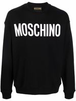 Moschino sweat à logo imprimé - Noir