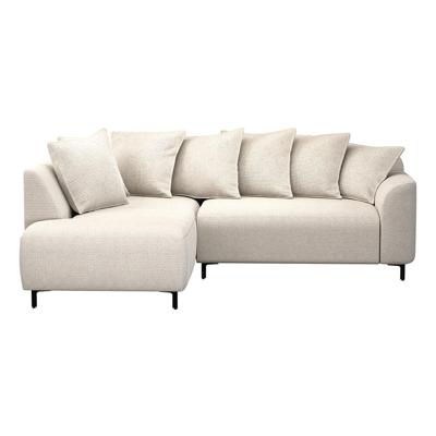 Hoekbank Elsa Links - Stof Eden - Beige - 204x243x84 Cm