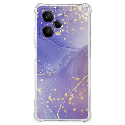 Back Cover voor Xiaomi Redmi Note 12 Pro Plus Watercolor Paars
