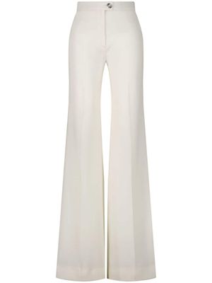 Giambattista Valli pantalon ample à taille-haute - Blanc