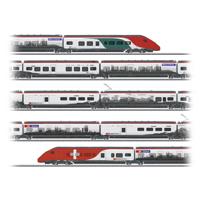 Märklin 39811 H0 hogesnelheidstreinstel Rabe 501 Giruno van de SBB Märklin 39811 H0 hogesnelheidstreinstel Rabe 501 Giruno van de SBB