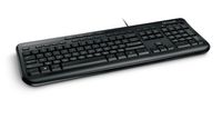 Microsoft Wired Keyboard 600, DE toetsenbord USB QWERTZ Duits Zwart - thumbnail