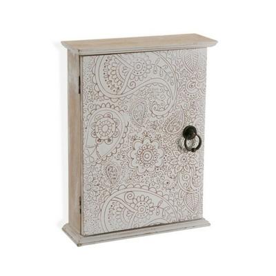 Decoratieve Doos Versa Akantha Hout (7,5 x 28 x 21 cm)