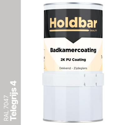 Holdbar Badkamercoating Telegrijs (RAL 7047) 1 kg
