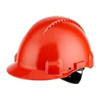 3M veiligheidshelm geventileerd met Uvicator - ratelverstelling - rood - G3000NUV-RD